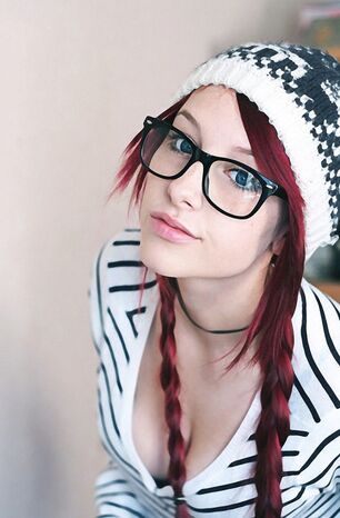 sexy hipster girl